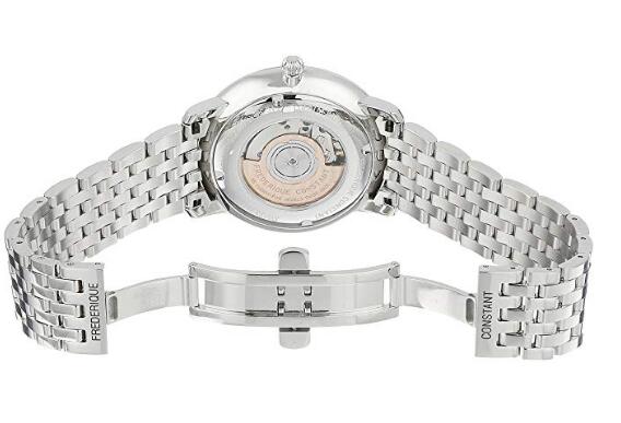 The movement could be viewed through the transparent caseback.