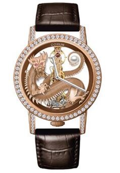 Best duplication watches for sale show brown straps.