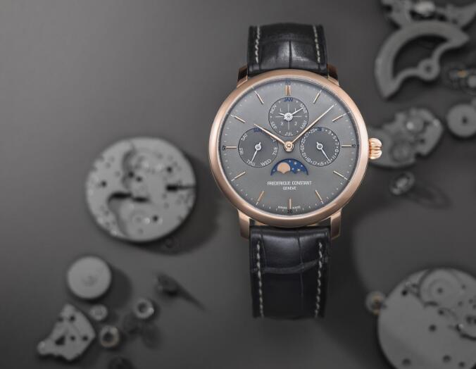 Forever replication watches interpret rose gold luster.